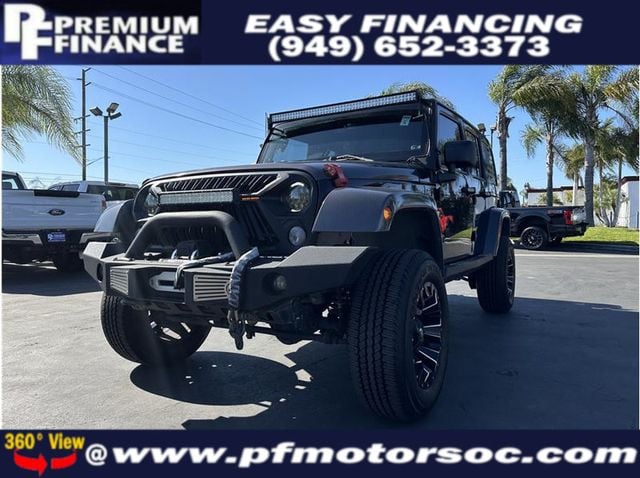 2014 Jeep Wrangler UNLIMITED RUBICON 4X4 HARD TOP CLEAN - 22497070 - 0