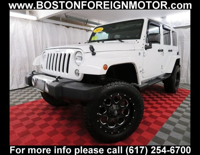 2014 Used Jeep Wrangler Unlimited 4WD 4dr Sahara at Boston Foreign Motor  Serving Allston, Boston, MA, IID 18599957