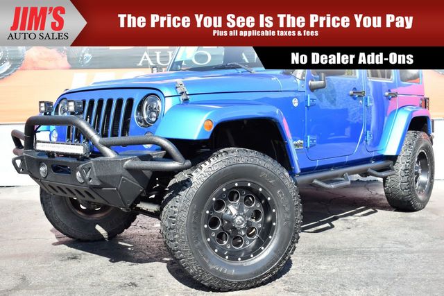 2014 Used Jeep Wrangler Unlimited 4WD 4dr Sahara Polar Edition at Jim's  Auto Sales Serving Harbor City, CA, IID 20812331