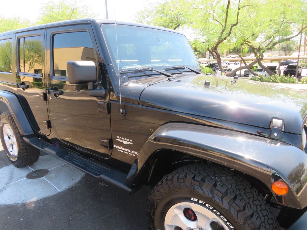 2014 Jeep Wrangler Unlimited EXTRA CLEAN 4DOOR SAHARA LOW MILES 4X4 HARDTOP LEATHER  - 22488957 - 10