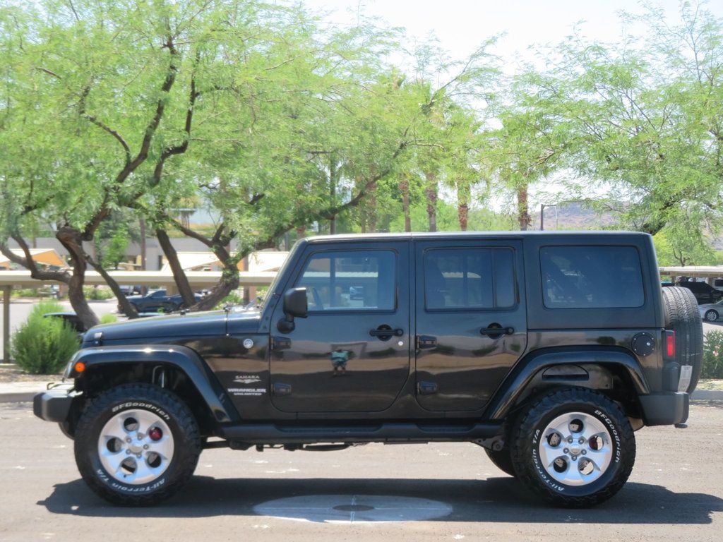 2014 Jeep Wrangler Unlimited EXTRA CLEAN 4DOOR SAHARA LOW MILES 4X4 HARDTOP LEATHER  - 22488957 - 1