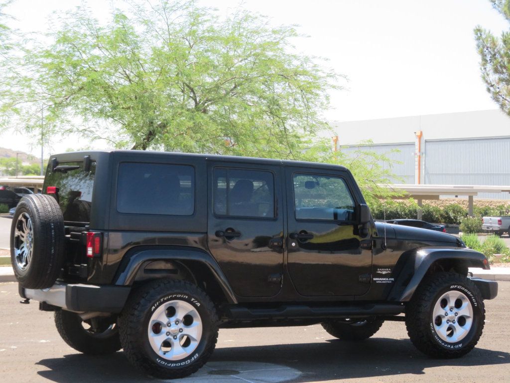 2014 Jeep Wrangler Unlimited EXTRA CLEAN 4DOOR SAHARA LOW MILES 4X4 HARDTOP LEATHER  - 22488957 - 5