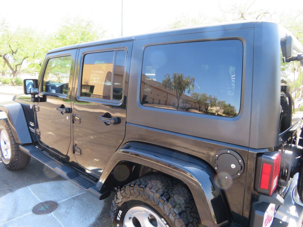 2014 Jeep Wrangler Unlimited EXTRA CLEAN 4DOOR SAHARA LOW MILES 4X4 HARDTOP LEATHER  - 22488957 - 7