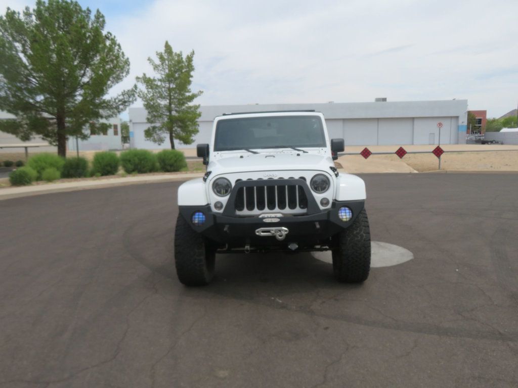 2014 Jeep Wrangler Unlimited LIFTED SAHARA 4X4 WRANGLER UNLIMITED EXTRA CLEAN WINCH 2 TOPS  - 23029557 - 10