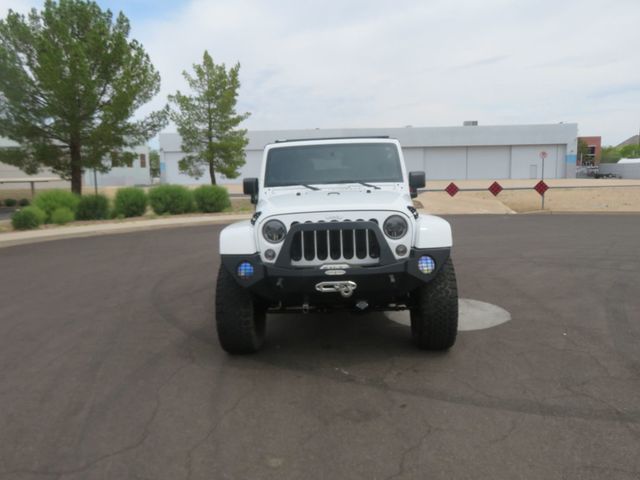 2014 Jeep Wrangler Unlimited LIFTED SAHARA 4X4 WRANGLER UNLIMITED EXTRA CLEAN WINCH 2 TOPS  - 23029557 - 10