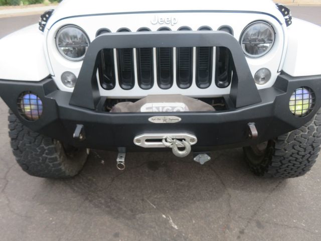 2014 Jeep Wrangler Unlimited LIFTED SAHARA 4X4 WRANGLER UNLIMITED EXTRA CLEAN WINCH 2 TOPS  - 23029557 - 11