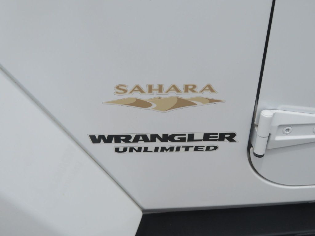 2014 Jeep Wrangler Unlimited LIFTED SAHARA 4X4 WRANGLER UNLIMITED EXTRA CLEAN WINCH 2 TOPS  - 23029557 - 13