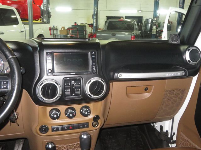 2014 Jeep Wrangler Unlimited LIFTED SAHARA 4X4 WRANGLER UNLIMITED EXTRA CLEAN WINCH 2 TOPS  - 23029557 - 38