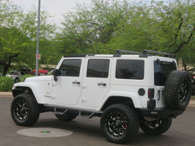 2014 Jeep Wrangler Unlimited LIFTED SAHARA 4X4 WRANGLER UNLIMITED EXTRA CLEAN WINCH 2 TOPS  - 23029557 - 4