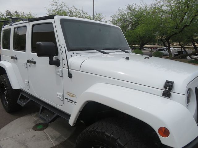 2014 Jeep Wrangler Unlimited LIFTED SAHARA 4X4 WRANGLER UNLIMITED EXTRA CLEAN WINCH 2 TOPS  - 23029557 - 8