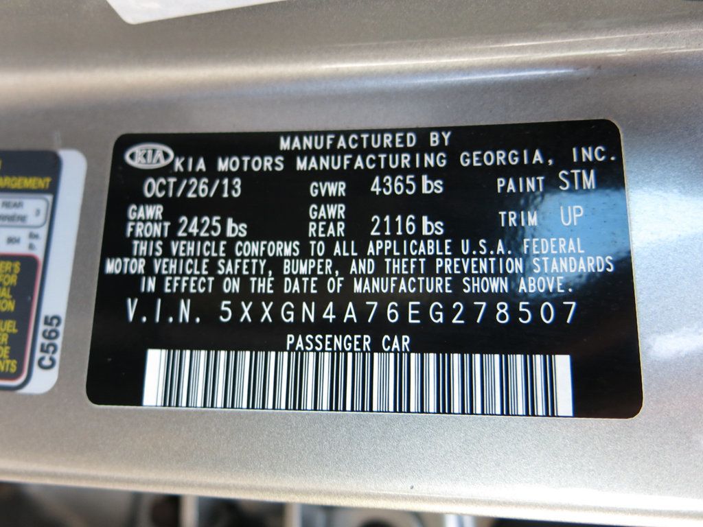 2014 Kia Optima 4dr Sedan EX - 23086315 - 35