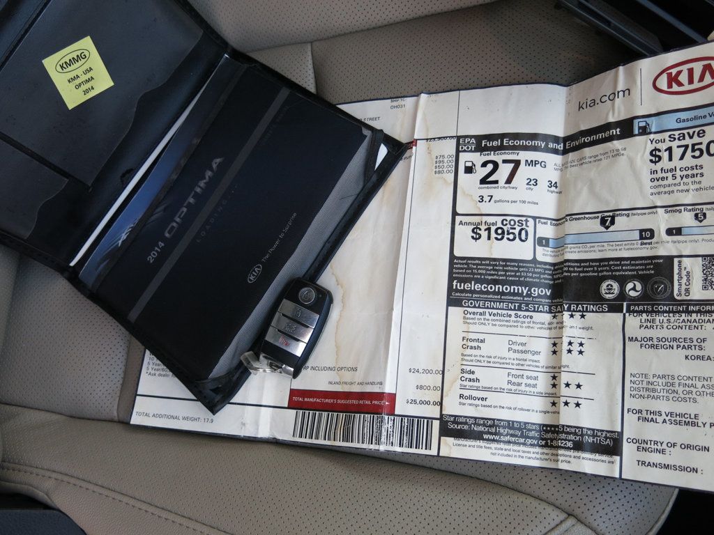 2014 Kia Optima 4dr Sedan EX - 23086315 - 75