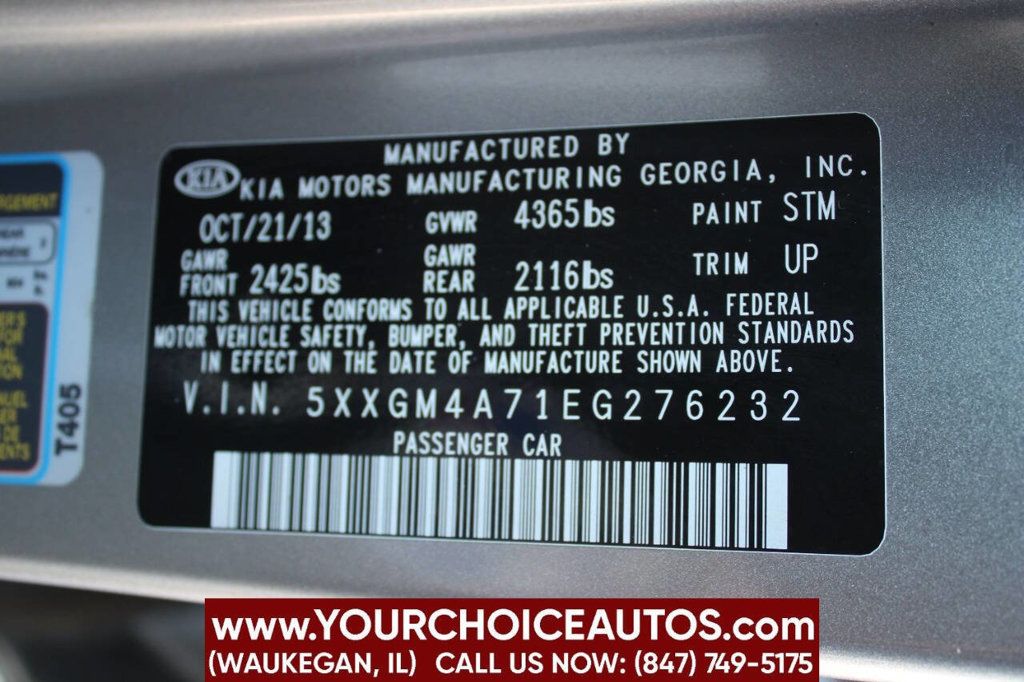 2014 Kia Optima 4dr Sedan LX - 22907537 - 29