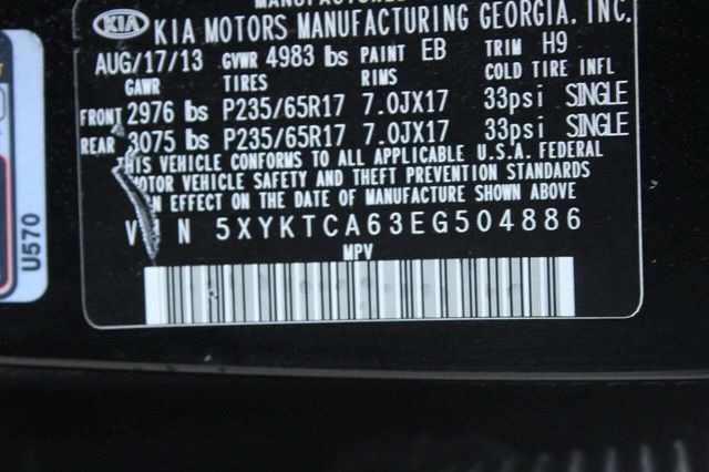 2014 Kia Sorento AWD 4dr I4 LX - 23006763 - 7