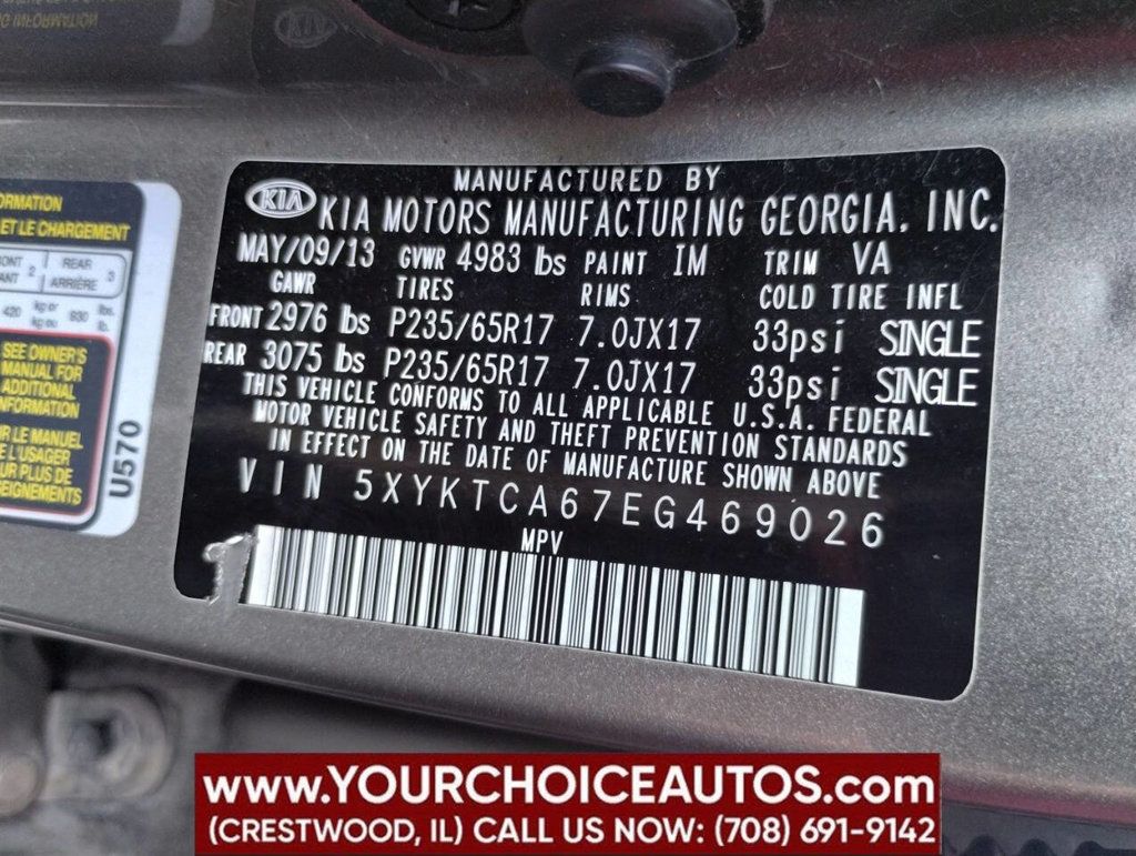 2014 Kia Sorento AWD 4dr I4 LX - 22915530 - 36