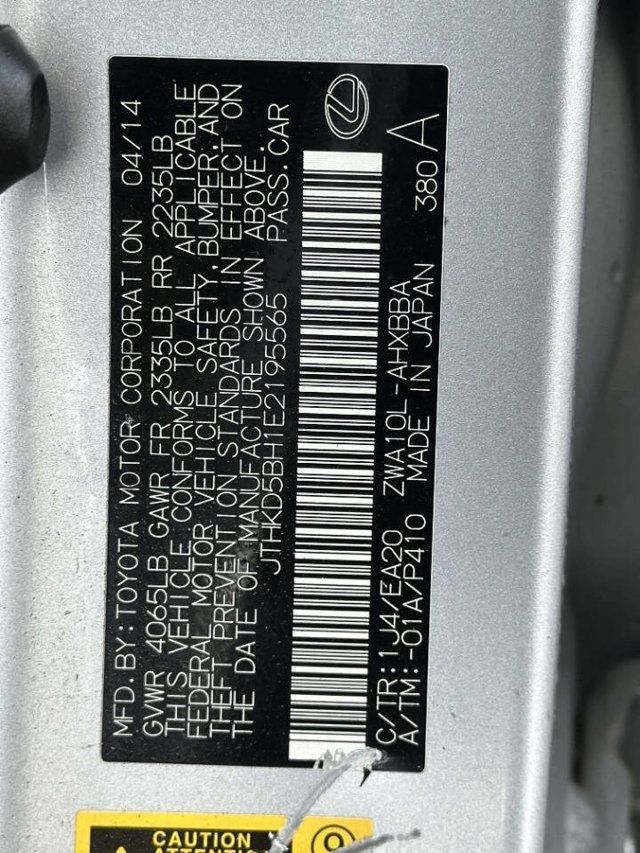 2014 Lexus CT 200h 5dr Sedan Hybrid - 22945879 - 14