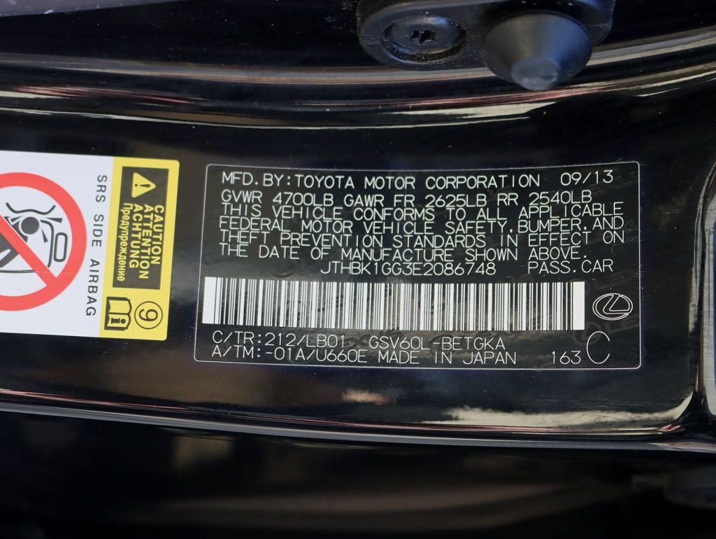 2014 Lexus ES 350 4dr Sedan Luxury / Navigation Pkg - 22960180 - 33