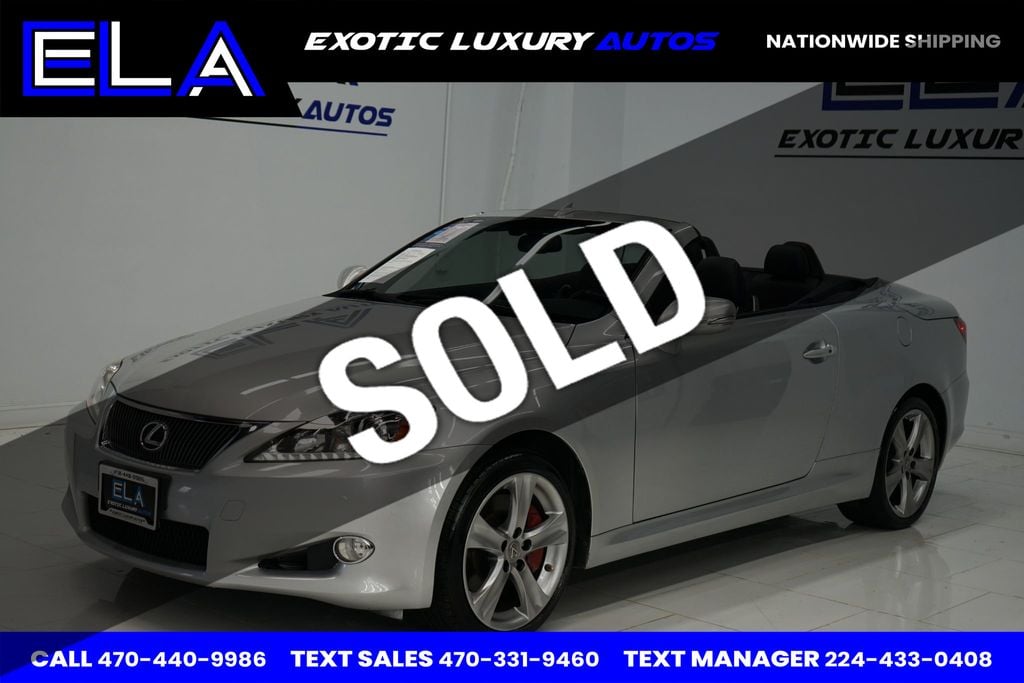 2014 Lexus IS 350C LOW MILES IN THE NATION! U WILL NOT FIND ONE THIS CLEAN - 22479063 - 0