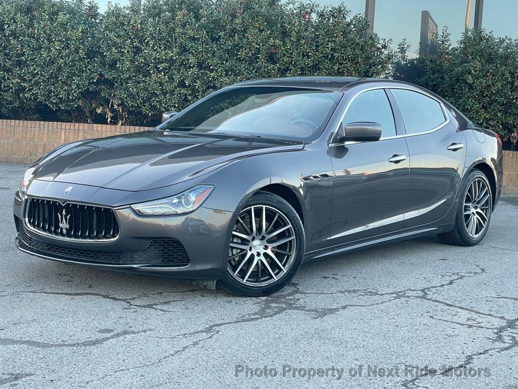 2014 Maserati Ghibli 2014 MASERATI GHIBLI V6 3.0L 4D SEDAN LOW MILES 615-730-9991 - 22940911 | Video 1
