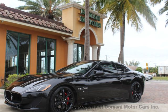 2014 Maserati GranTurismo ONLY DRIVEN 4,500 MILES PER YEAR , COUPE S ,RED ACCENT  - 21070514 - 1