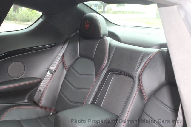 2014 Maserati GranTurismo ONLY DRIVEN 4,500 MILES PER YEAR , COUPE S ,RED ACCENT  - 21070514 - 44