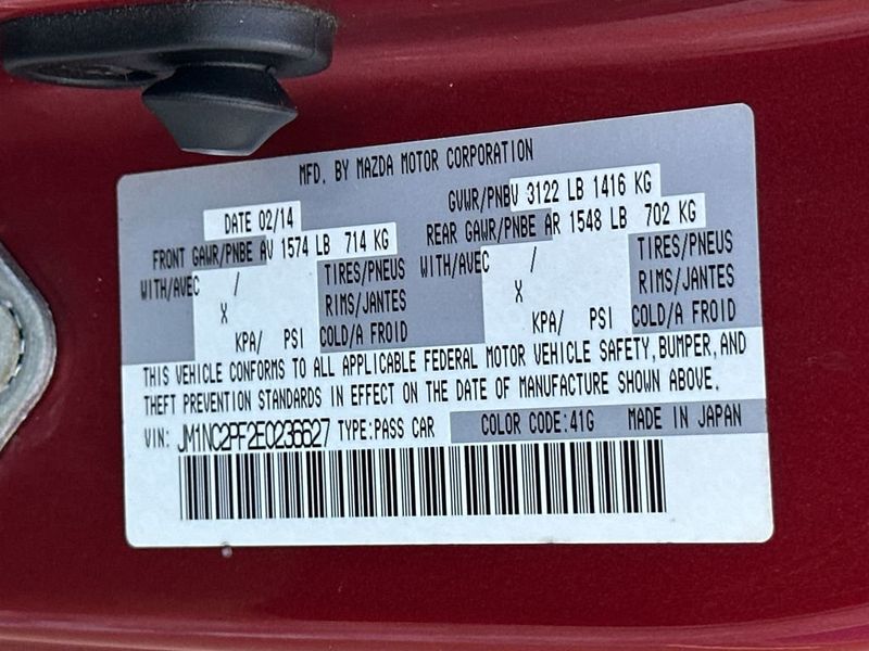 2014 Mazda MX-5 Miata 2dr Convertible Hard Top Automatic Grand Touring - 22954352 - 21