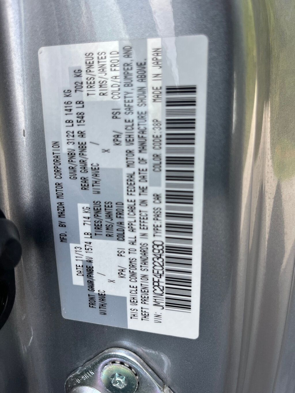 2014 Mazda MX-5 Miata Single Owner Grand Touring Retractable Hard Top Convertible  - 23048741 - 22