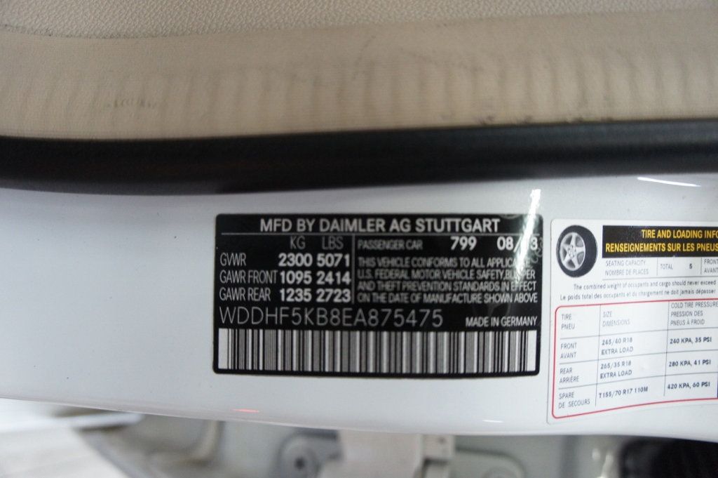 2014 Mercedes-Benz E-Class Sport Package, P01 Pack, Loaded - 22937644 - 30