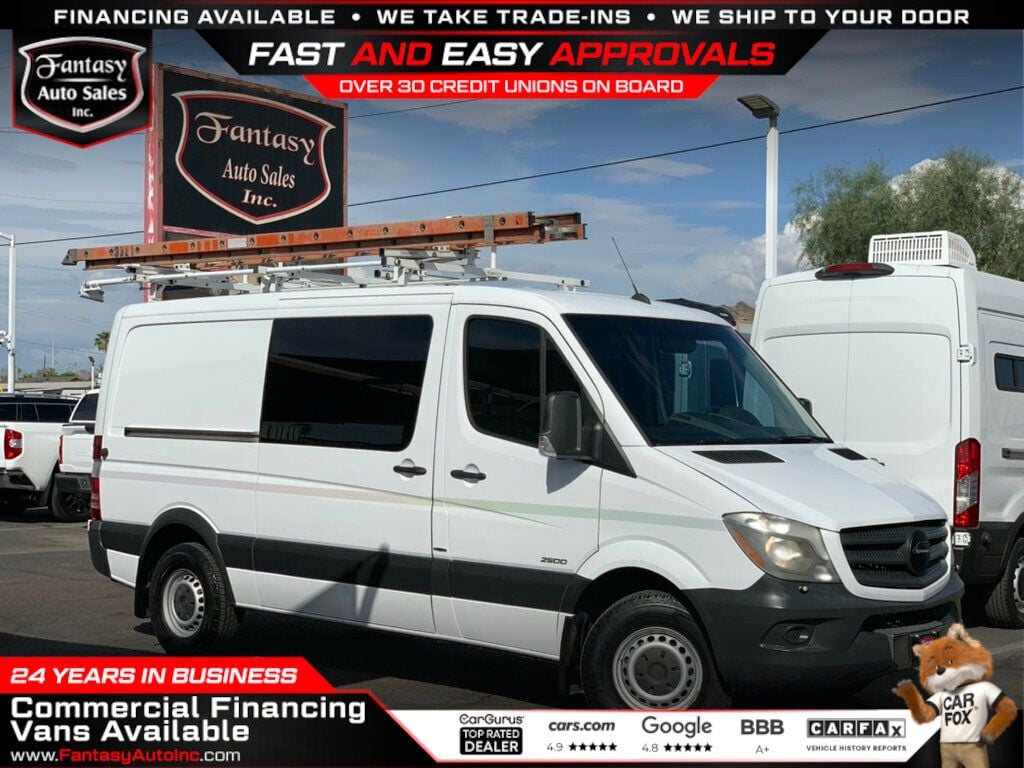 2014 Mercedes-Benz Sprinter Cargo Vans 2500 144" W/Ladder Racks - 22918677 - 0