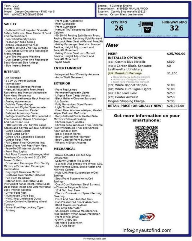 2014 MINI Cooper S Countryman  - 23004047 - 25