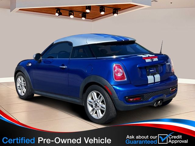 2014 MINI Cooper S Coupe HEATED SEATS, 16" ALLOY WHEELS, SILVER SPORT STRIPES - 23003377 - 1