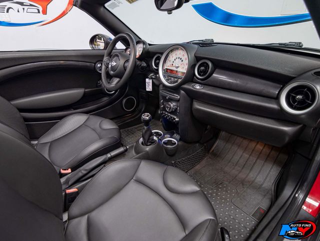 2014 MINI Cooper S Roadster CLEAN CARFAX, CONVERTIBLE, 6-SPD MANUAL, HEATED SEATS - 22931406 - 21