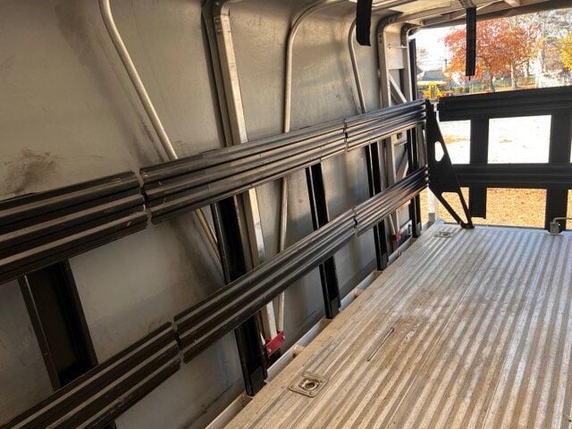 2014 Mitsubishi FUSO 4X4 STAKE BODY 13 FOOT  WITH SLIDING VINYL TOP  ONLY 6,000 MILES - 22588640 - 14