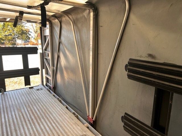 2014 Mitsubishi FUSO 4X4 STAKE BODY 13 FOOT  WITH SLIDING VINYL TOP  ONLY 6,000 MILES - 22588640 - 15