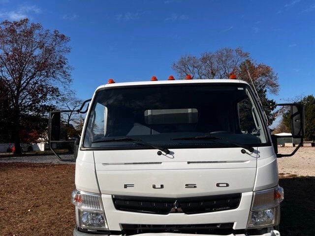 2014 Mitsubishi FUSO 4X4 STAKE BODY 13 FOOT  WITH SLIDING VINYL TOP  ONLY 6,000 MILES - 22588640 - 3