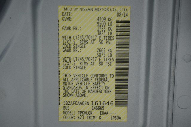 2014 Nissan NVP 3500 V8 S - 23033148 - 17