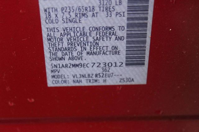 2014 Nissan Pathfinder 4WD 4dr Platinum - 23000018 - 8