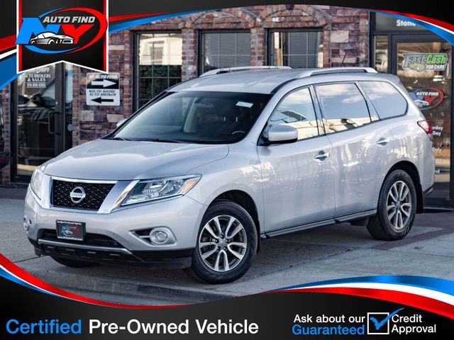 2014 Nissan Pathfinder ONE OWNER, SV, 4X4, TRAILER TOW PKG, BACKUP CAM, SPLASH GUARDS - 22607181 - 0