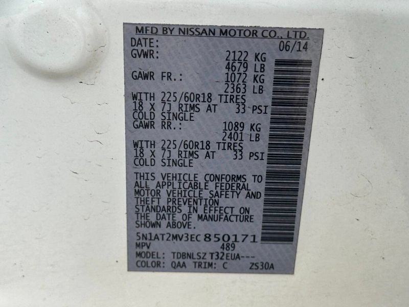 2014 Nissan Rogue AWD 4dr SL - 22891532 - 19