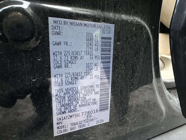 2014 Nissan Rogue FWD 4dr SV - 22959330 - 35