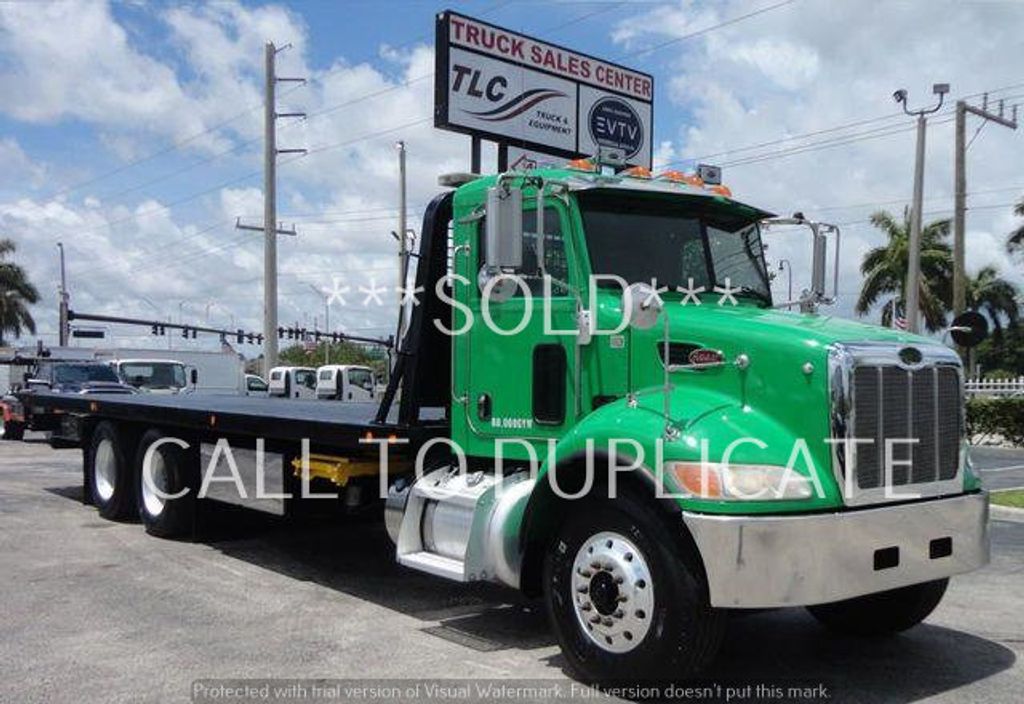 2014 Peterbilt 348 TANDEM AXLE.. CENTURY 28FT INDUSTRIAL 15 TON ROLLBACK - 21434008 - 0