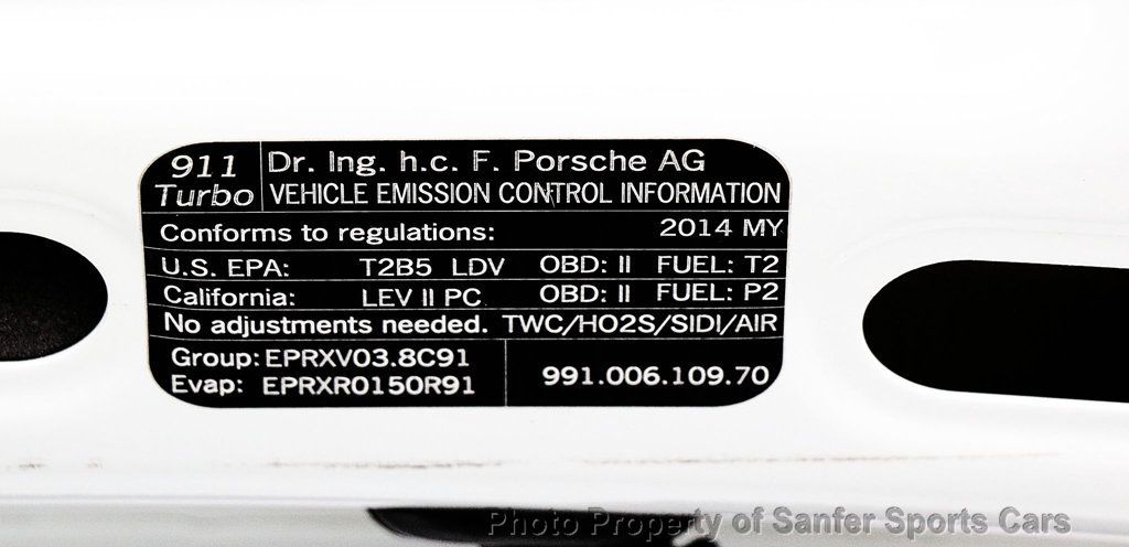 2014 Porsche 911 2dr Coupe Turbo S - 23085934 - 45