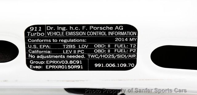 2014 Porsche 911 2dr Coupe Turbo S - 23085934 - 45