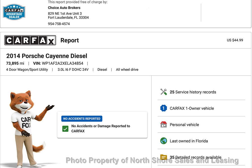 2014 Porsche Cayenne AWD 4dr Diesel - 23010474 - 1