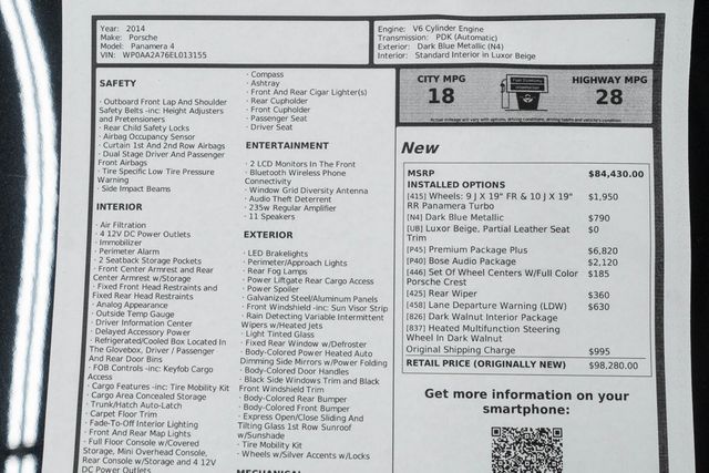 2014 Porsche Panamera 4dr Hatchback 4 - 23002184 - 43