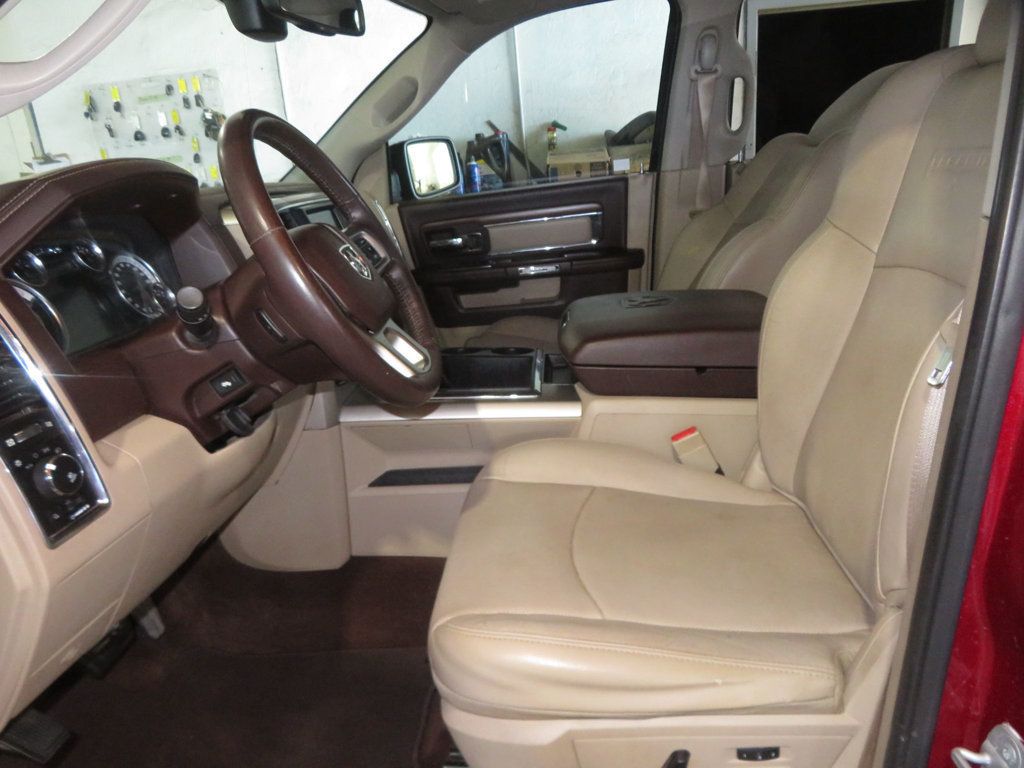 2014 Ram 1500 AZ 4X4 RAM ECODIESEL LARAMIE 1500 EXTRA CLEAN TAN LEATHER  - 22987746 - 18