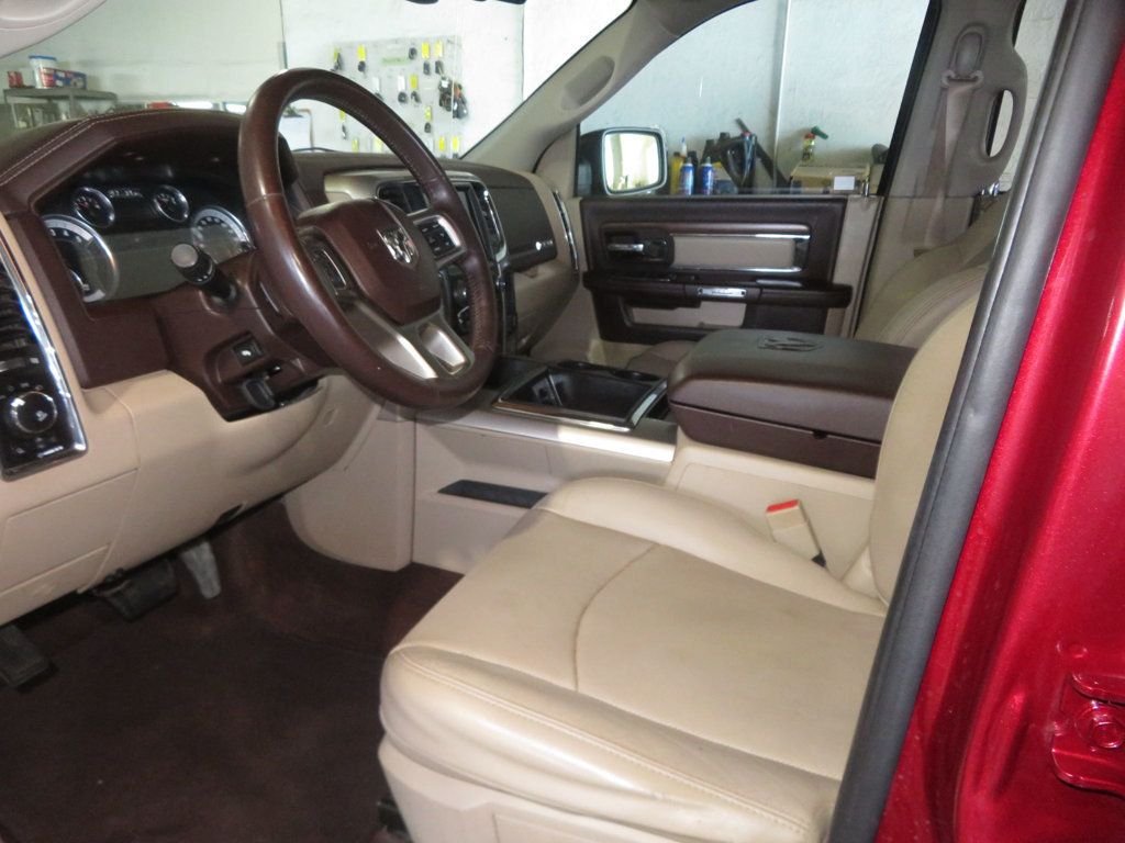 2014 Ram 1500 AZ 4X4 RAM ECODIESEL LARAMIE 1500 EXTRA CLEAN TAN LEATHER  - 22987746 - 19
