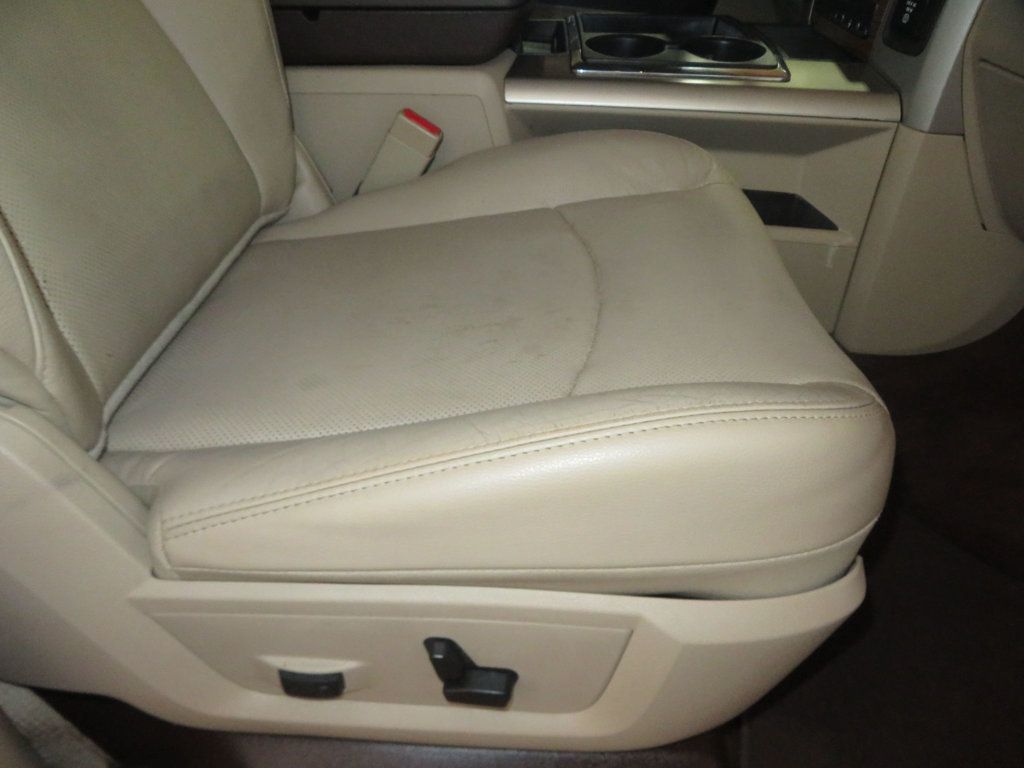 2014 Ram 1500 AZ 4X4 RAM ECODIESEL LARAMIE 1500 EXTRA CLEAN TAN LEATHER  - 22987746 - 35