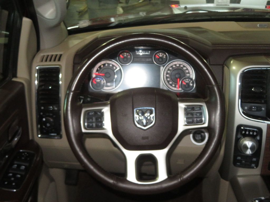 2014 Ram 1500 AZ 4X4 RAM ECODIESEL LARAMIE 1500 EXTRA CLEAN TAN LEATHER  - 22987746 - 37
