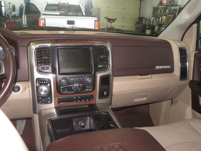 2014 Ram 1500 AZ 4X4 RAM ECODIESEL LARAMIE 1500 EXTRA CLEAN TAN LEATHER  - 22987746 - 38